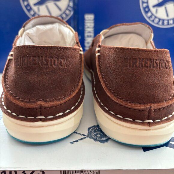 NIB | Birkenstock Slip On Shoe Loafer Mid Brown Duma Narrow Width EU 37 - Picture 6 of 10